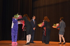花束贈呈
