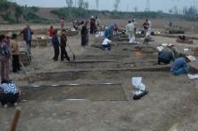 中国発掘溝状遺構発掘風 中国発掘溝状遺構発掘風
