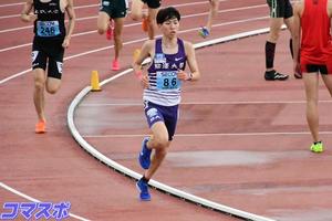 牟田颯太、組2着で決勝進出！－第104回関東学生陸上競技対校選手権大会