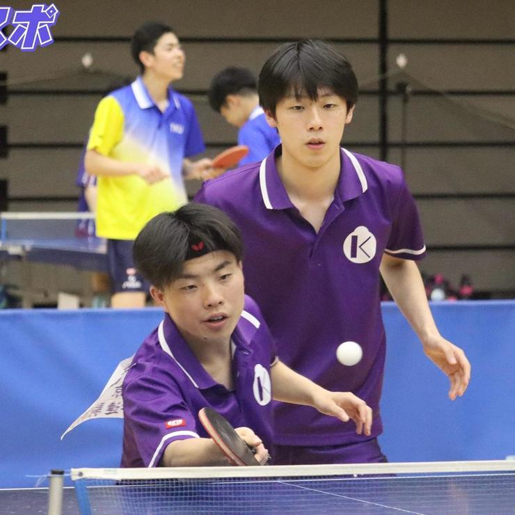 関東学生卓球選手権大会1日目　男子ダブルス、2ペアがベスト16入り！
