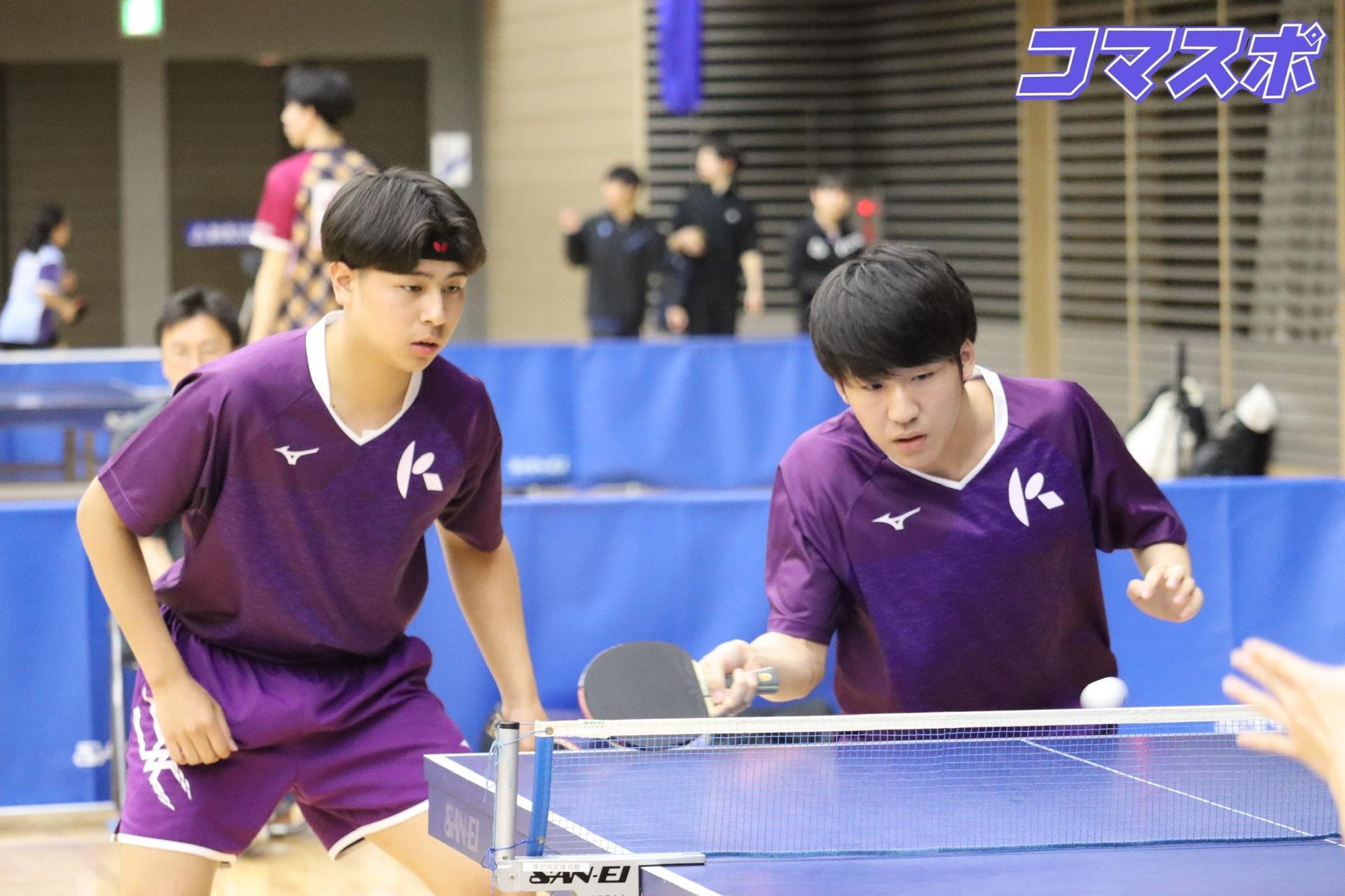 関東学生新人戦　坂田・丸川ペア 優勝！